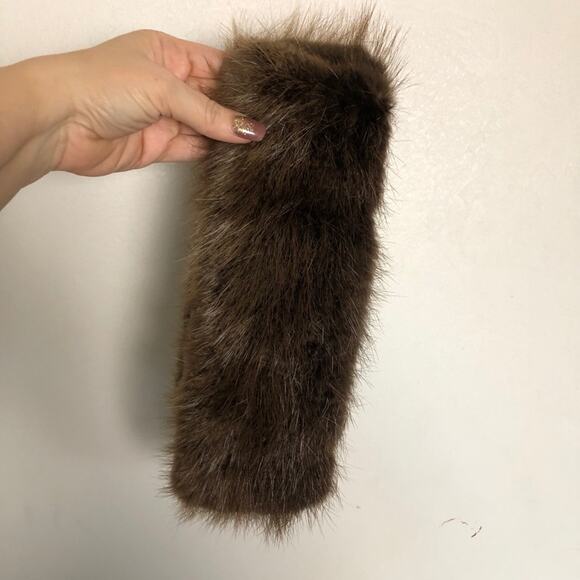 Vintage Vlean Beaver Fur scarf headband Long Fur - Picture 4 of 4